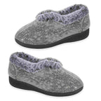 Jo & Joe Ladies Slipper (Size 5) - Grey