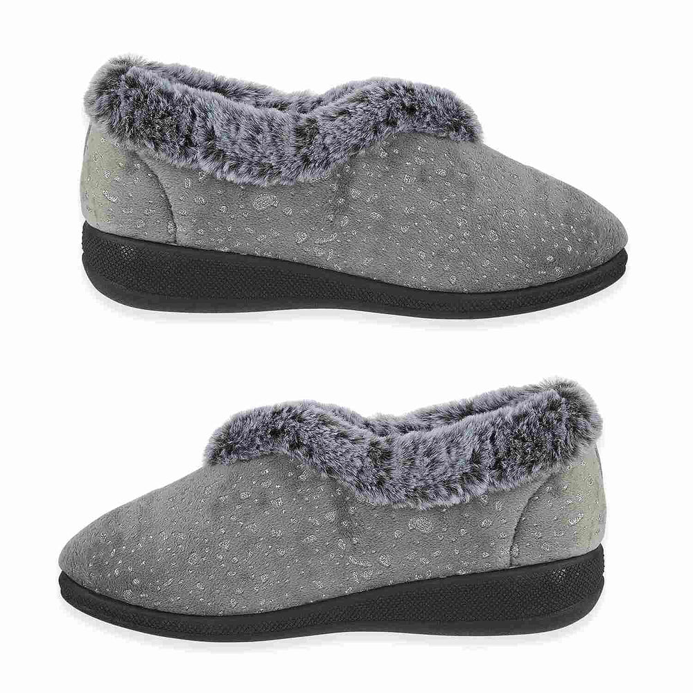 Jo & Joe Ladies Slipper (Size 5) - Grey