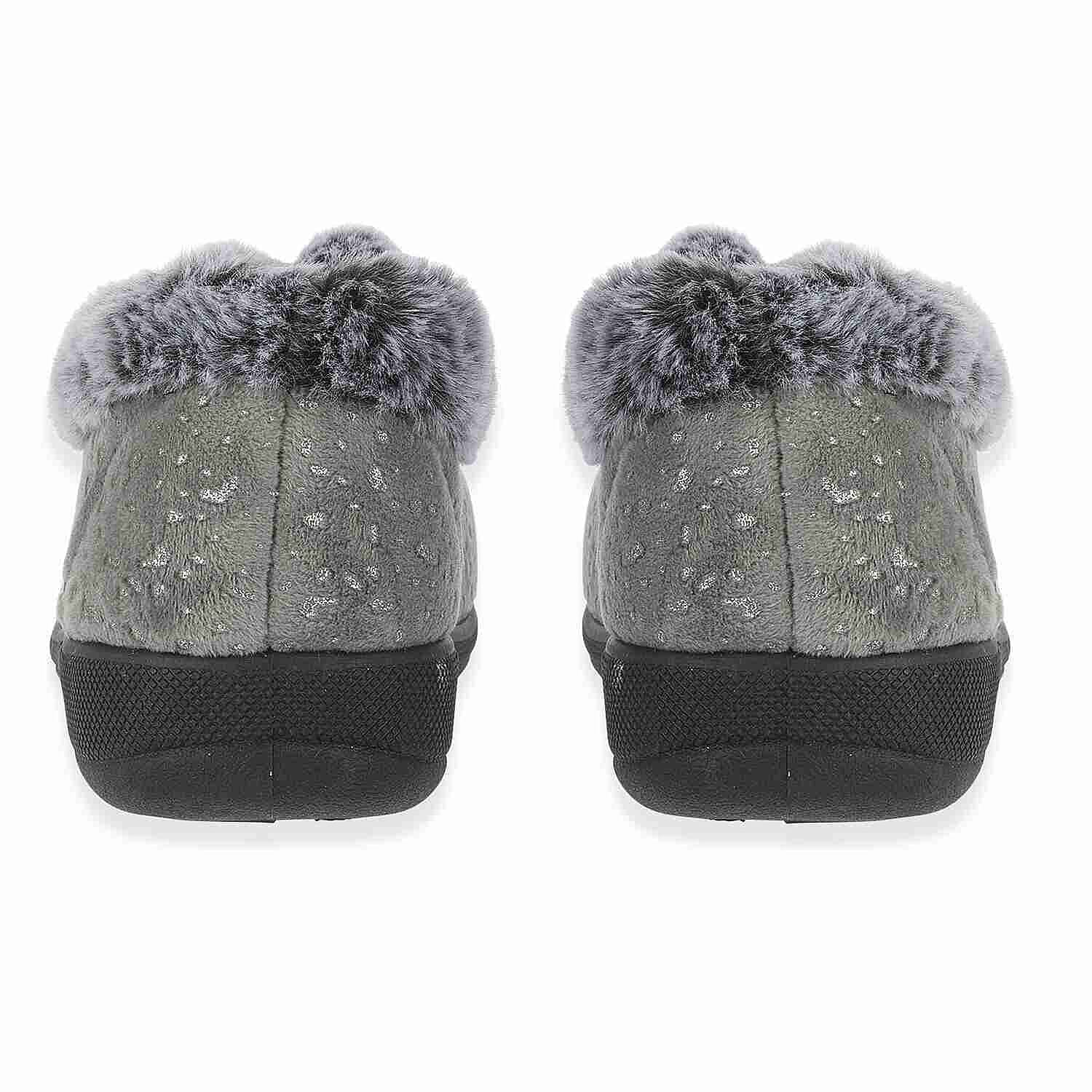 Jo & Joe Ladies Slipper (Size 5) - Grey
