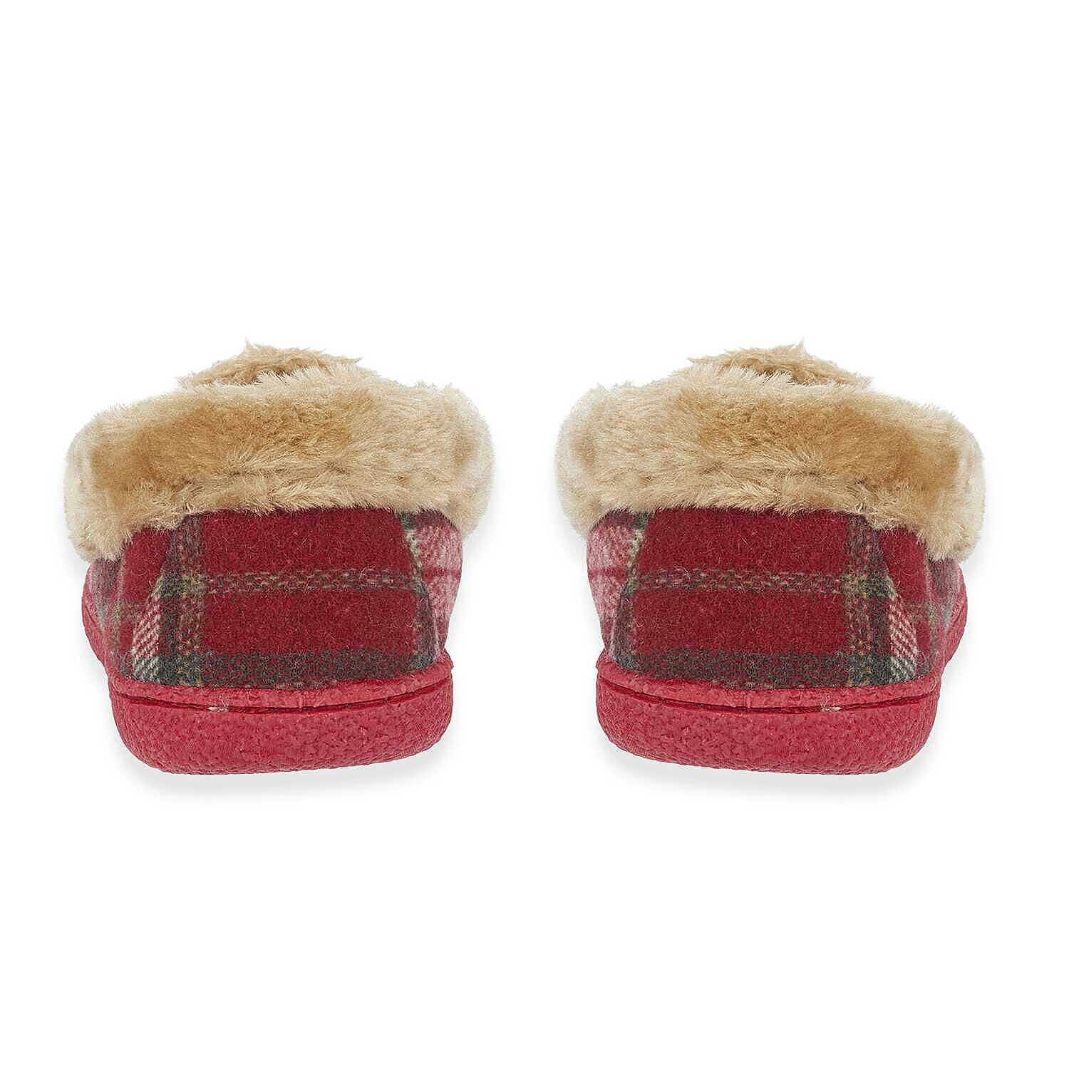 Jo & Joe Ladies Slipper (Size 5) - Red