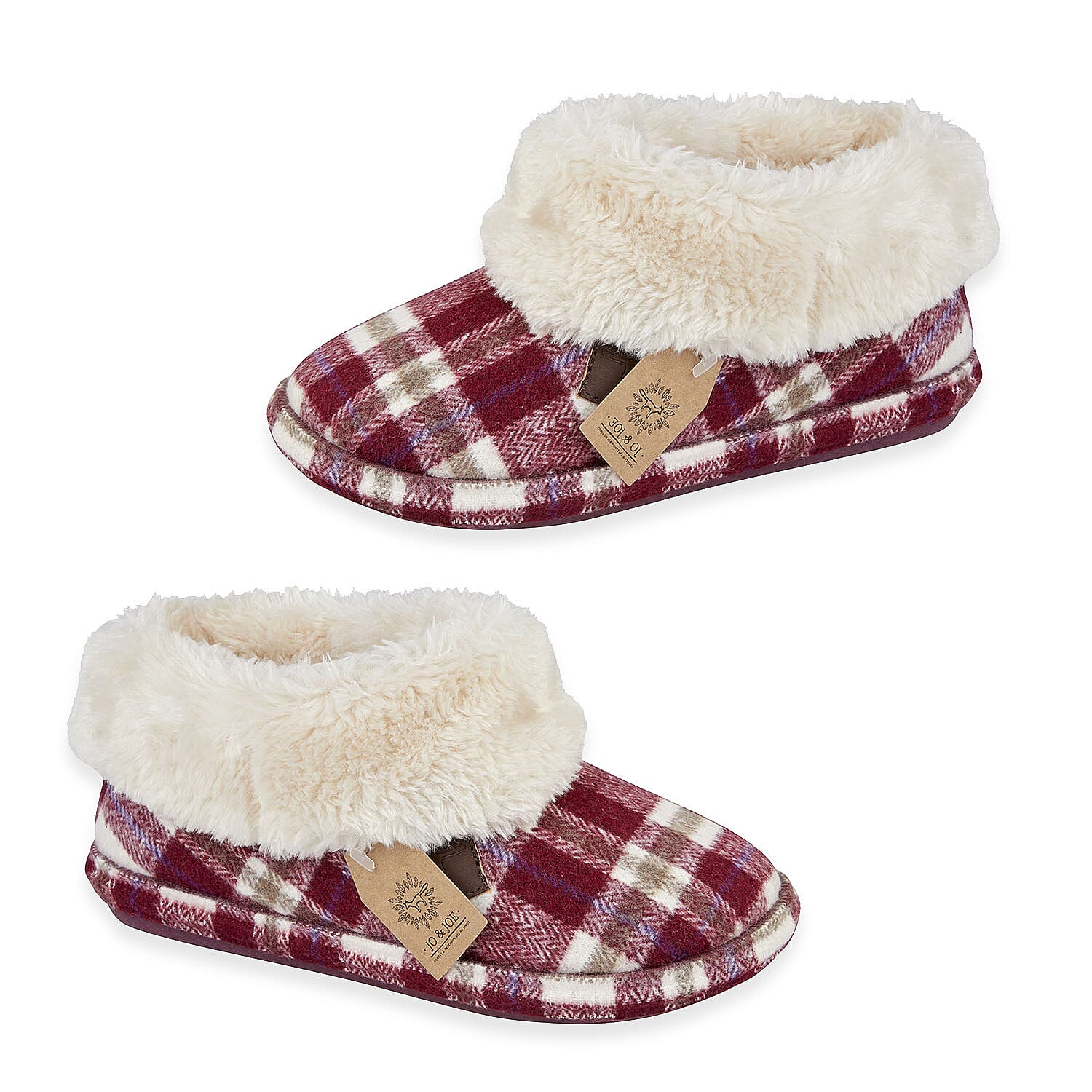 Jo & Joe Ladies Slipper (Size 6) - Cherry