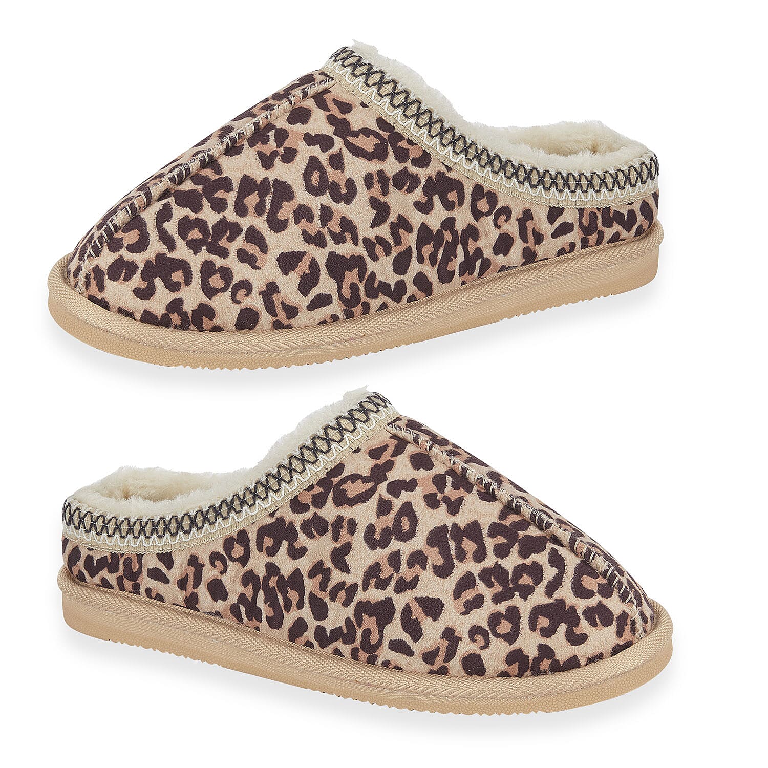 Jo & Joe Ladies Slipper (Size 6) - Leopard