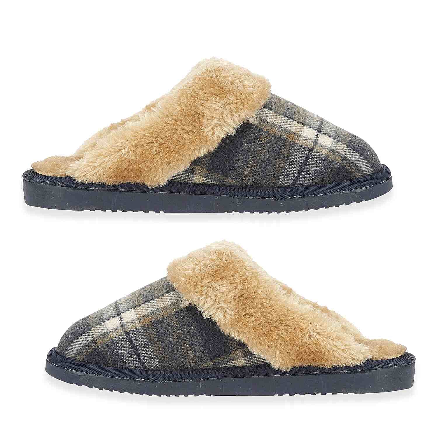 Jo & Joe Ladies Slipper (Size 6) - Navy