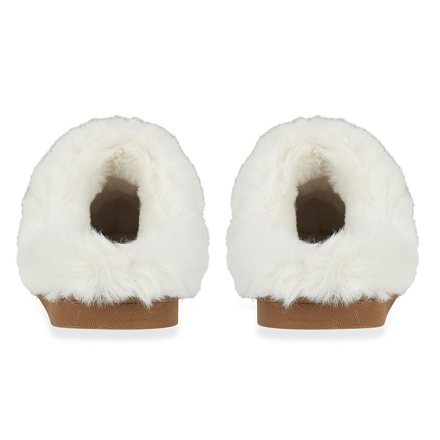 Jo & Joe Ladies SAVANNAH Fleece lined Winter Slipper (Size 7) - Tan