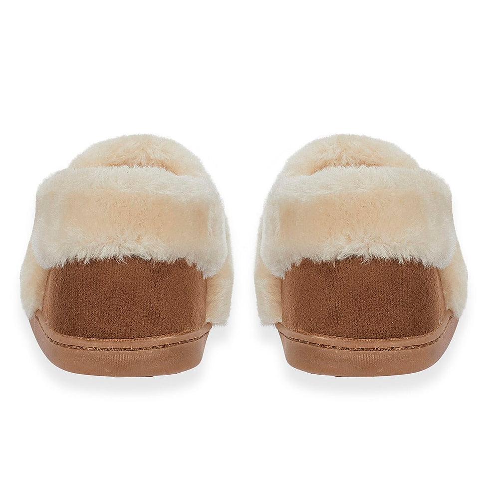 Jo - Joe Edale Faux Suede Slip-On With Sherpa Fur Lining (Size 7) - Cognac