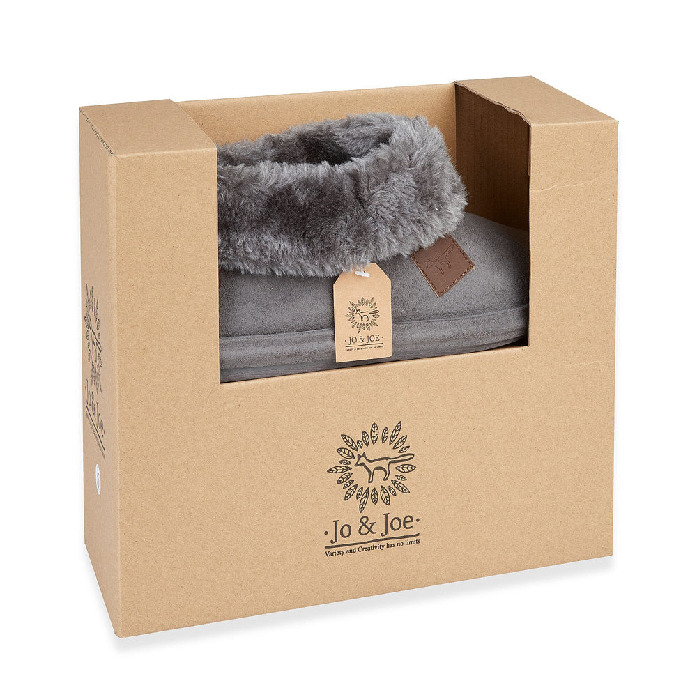 Jo & Joe Ladies Slipper (Size 8) - Charcoal