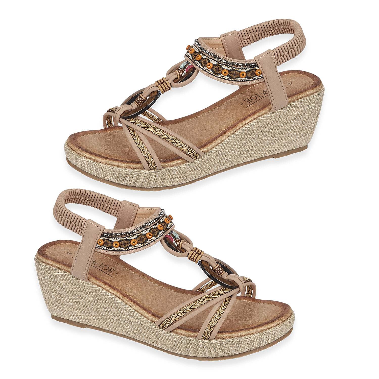 Jo & Joe Ladies Sandal (Size - 6) - Pink