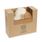 Jo - Joe Ladies Warm Fleece Lined Mules (Size 8) - Cognac
