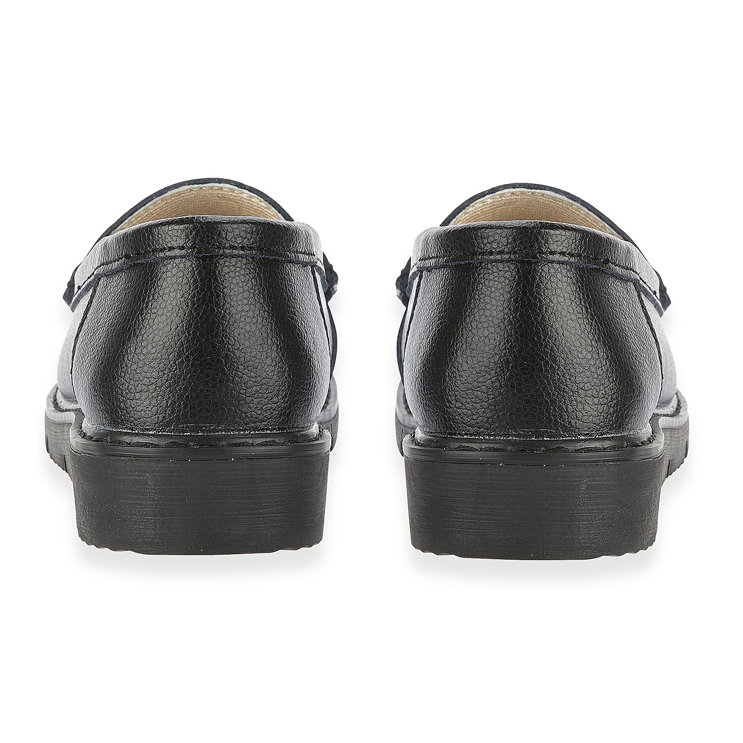 Jo - Joe Shore Leather Penny Loafers (Size 4) - Black