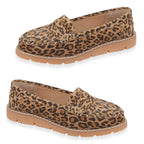 Jo - Joe Shore Leopard Print Suede Loafers (Size 7) - Leopard