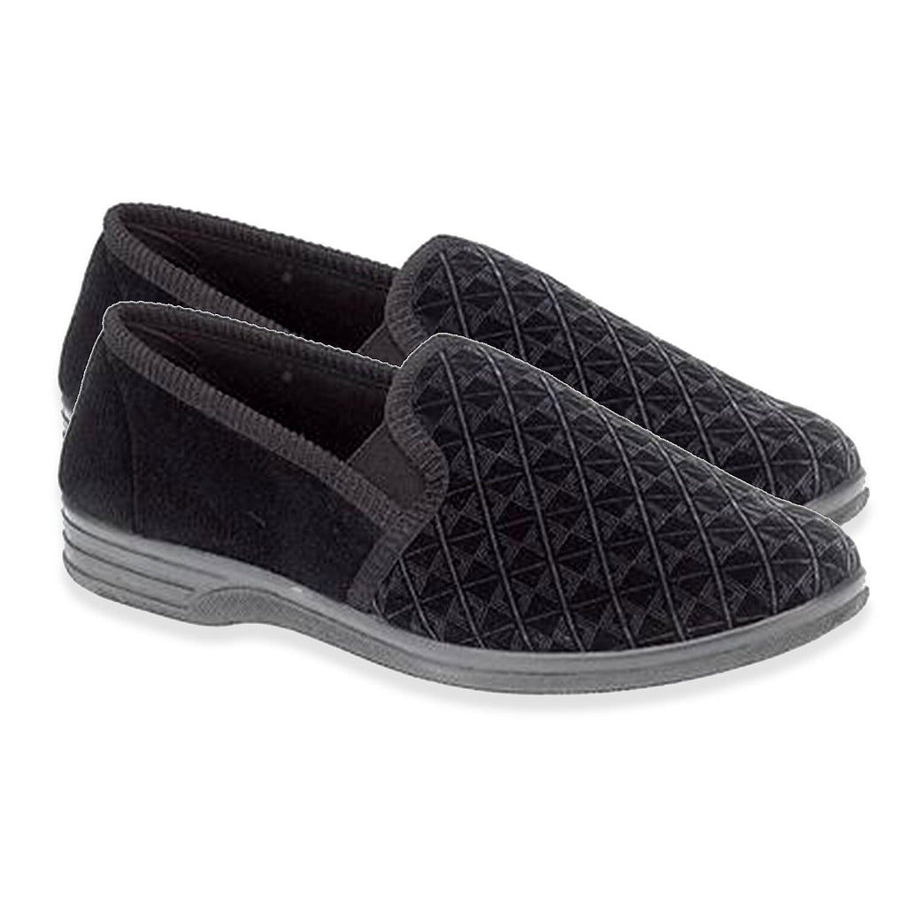 Jo - Joe Mens Slipper (Size 14) - Black