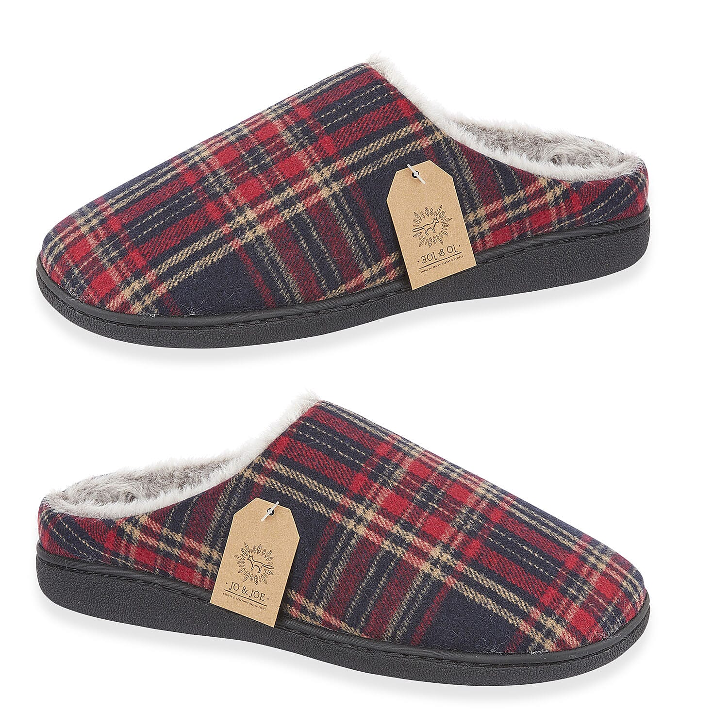 Jo & Joe Mens Slipper (Size 7) - Red