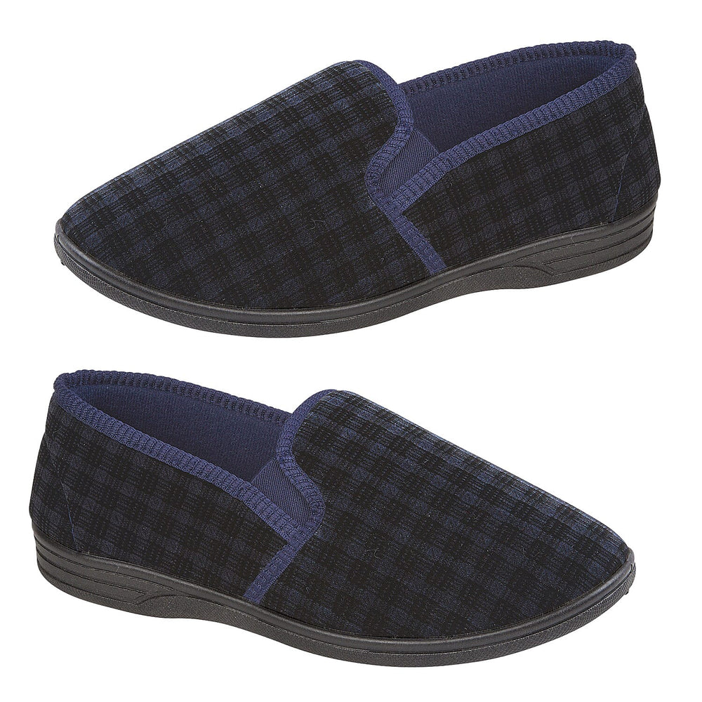 Jo & Joe Mens Slipper (Size 8) - Navy