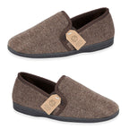 New Arrival - Winters Must have- Jo & Joe Mens Slipper with Memory Foam Sole (Size 9) - Brown