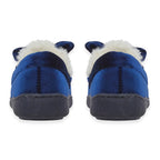 Jo - Joe Velvet Moccasin Slipper with Bow (Size 5) - Navy