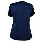 JOVIE Low Sleeves Blouse (Size M-L - 10-12) - Navy & Multi