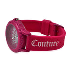 Juicy Couture Analogue Ladies Watch with Silicone Strap - Pink