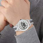 Juicy Couture Analogue Ladies Watch with Silicone Strap - White