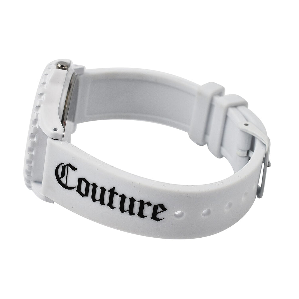Juicy Couture Analogue Ladies Watch with Silicone Strap - White