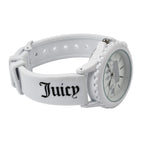 Juicy Couture Analogue Ladies Watch with Silicone Strap - White
