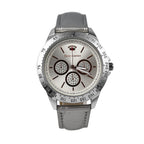 Juicy Couture Ladies Watch in Mineral Glass with Vegan Leather Strap - Silver