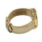 Juicy Couture Ladies Watch in Mineral Glass with Vegan Leather Strap - Gold