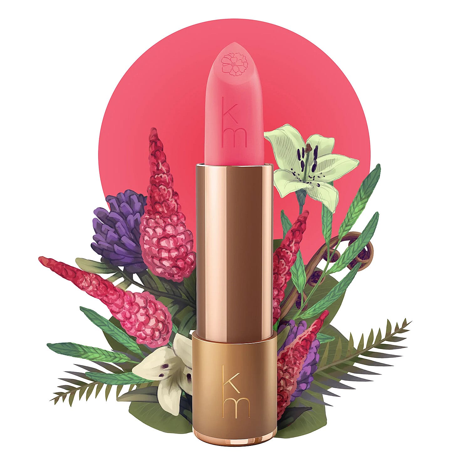 Karen Murrell Natural Lipstick - 13 Camellia Morning