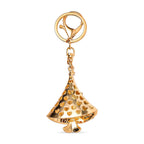 Set of 3 Sparkling Crystal Keychains With Different Designs (Bowknot, Christmas Tree, and Elephant) - Multi