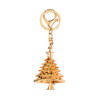 Value Bundle -  Set of 3 Sparkling Crystal Keychains With Different Designs (Unicorn, Christmas Tree, and Starfish) - Multi