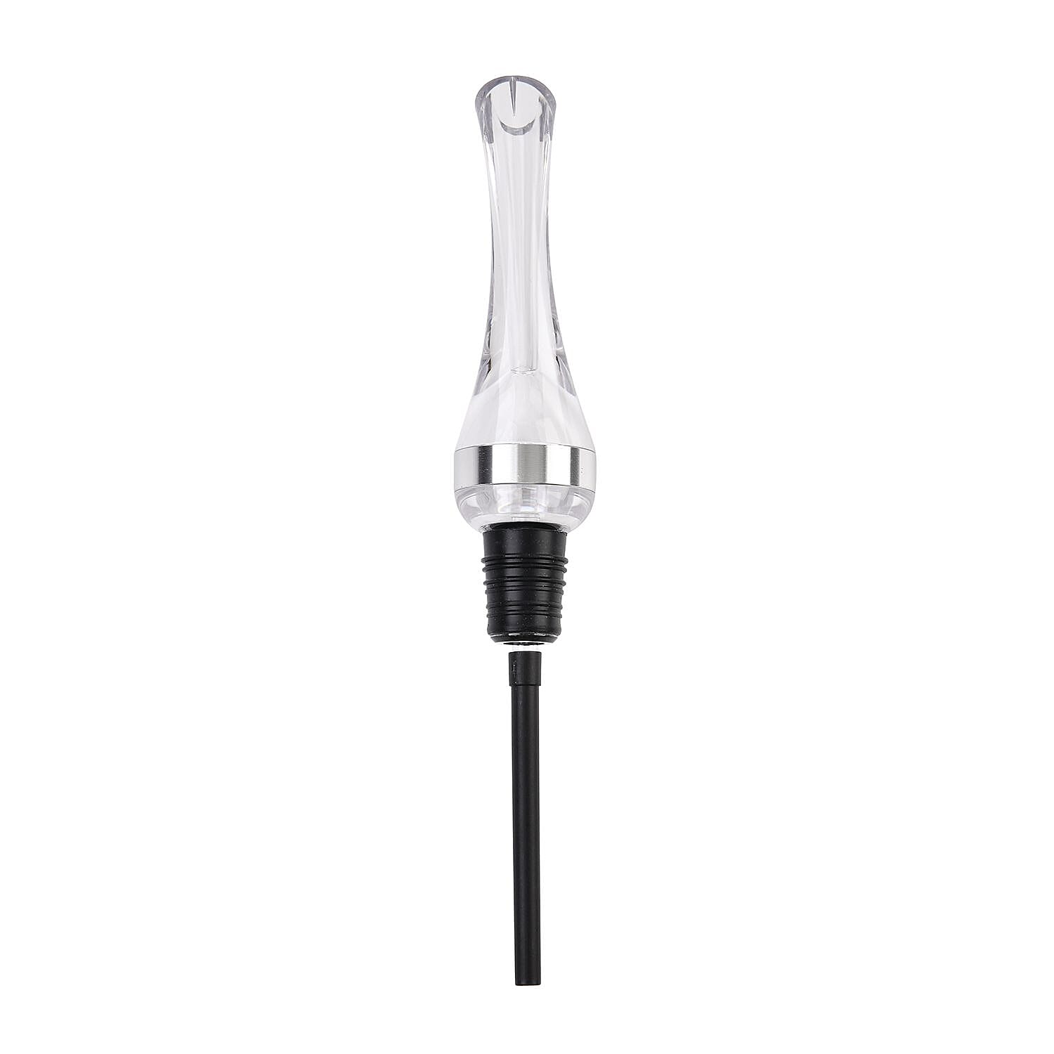 Set of 2  Wine Aerator - Silver & Transparent