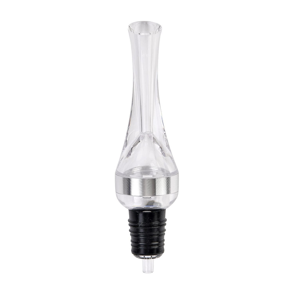 Set of 2  Wine Aerator - Silver & Transparent