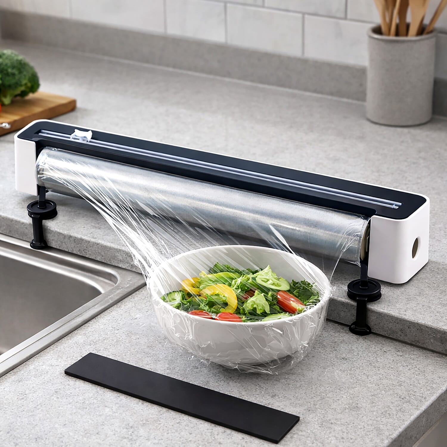 Cling Film Cutter – Effortless Cutting for Your Kitchen - Blue