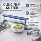 Cling Film Cutter – Effortless Cutting for Your Kitchen - Blue