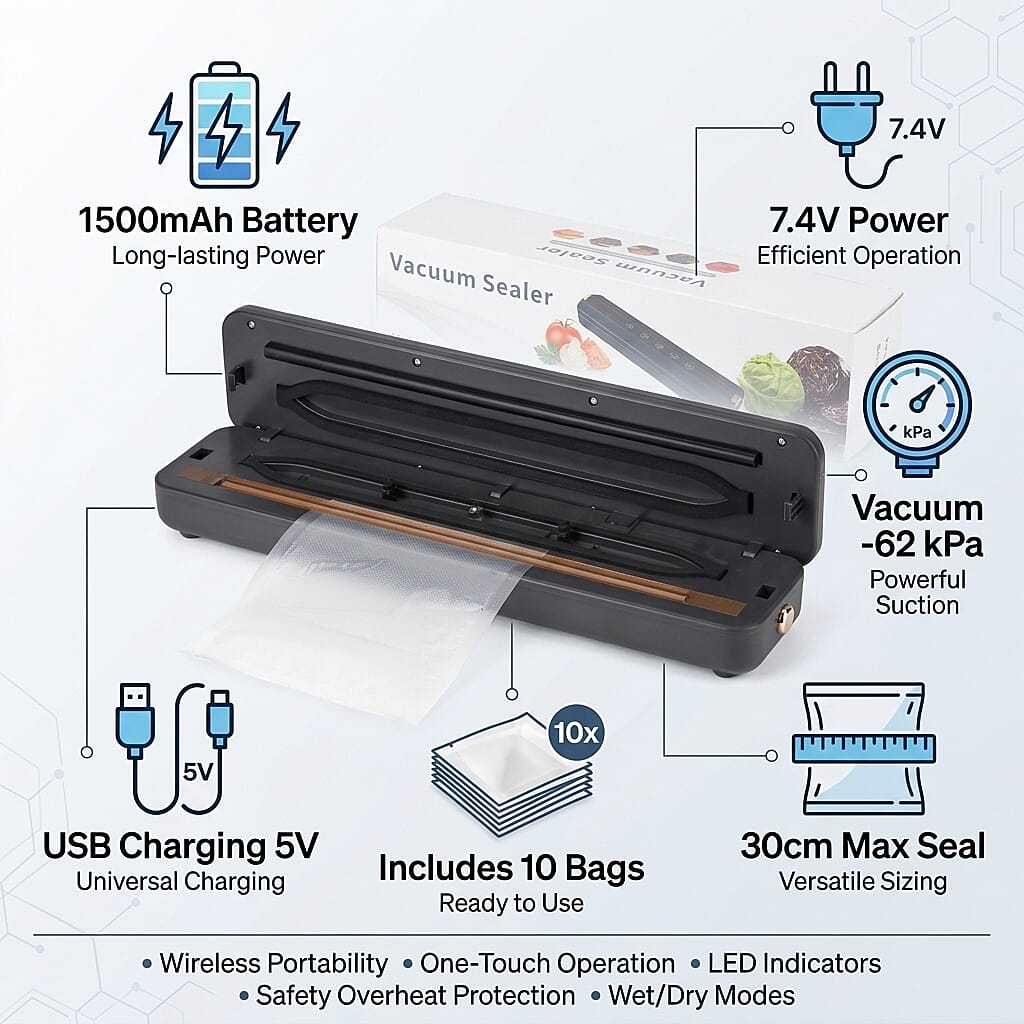 Kitchen Gadget (Size 37x5 cm) - Black