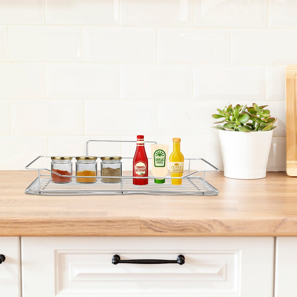 Kitchen Seasoning Rack in Stainless Steel