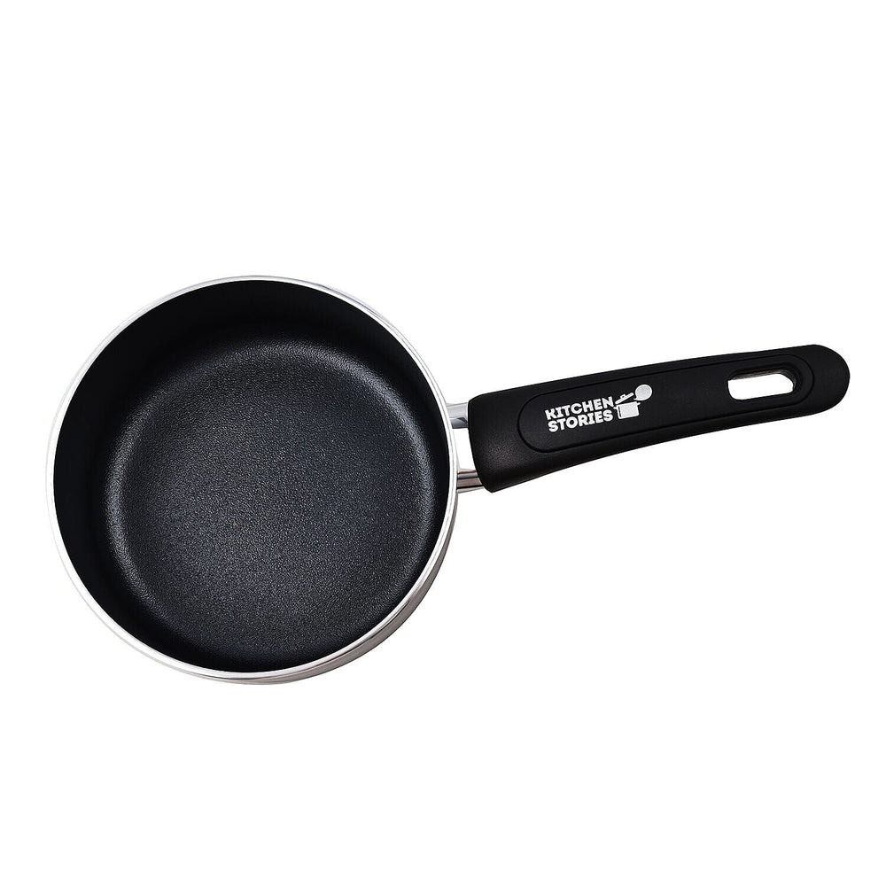 Kitchen Stories The Searsmart Collection - 3 Piece PFAS Free Non-Stick Aluminium Saucepan Set (16cm, 18cm, 20cm)