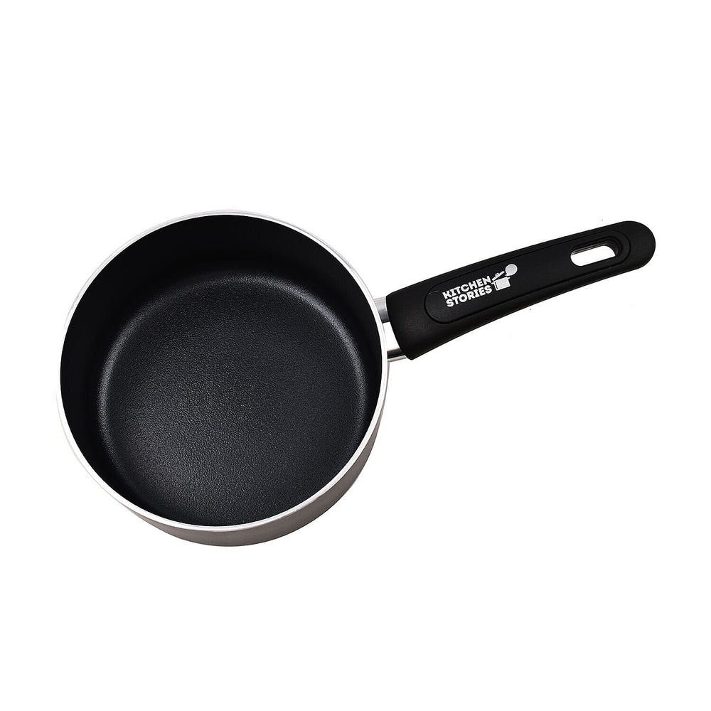 Kitchen Stories The Searsmart Collection - 3 Piece PFAS Free Non-Stick Aluminium Saucepan Set (16cm, 18cm, 20cm)