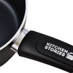Kitchen Stories The Searsmart Collection - 3 Piece PFAS Free Non-Stick Aluminium Saucepan Set (16cm, 18cm, 20cm)
