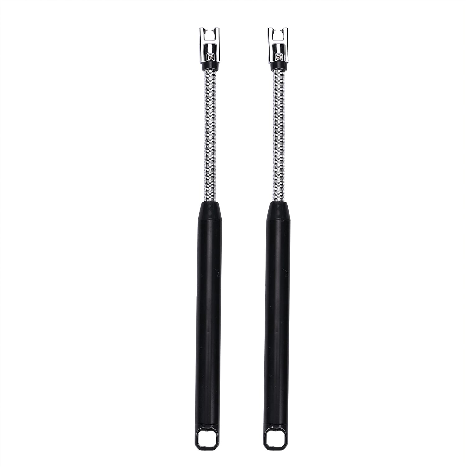 Set of 2 Rechargeable Electric Lighters - Black