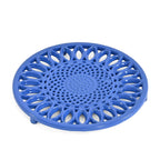9 - Piece Cast Iron Cookware Set - 20cm Pot, Oval Casserole Dish, Roasting Pan - Skillet - Blue - White