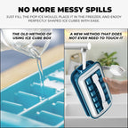 Linea Ice Cube Mould 100% Water Tight and No Spills Silicone Ice Trays