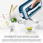 Linea Ice Cube Mould 100% Water Tight and No Spills Silicone Ice Trays