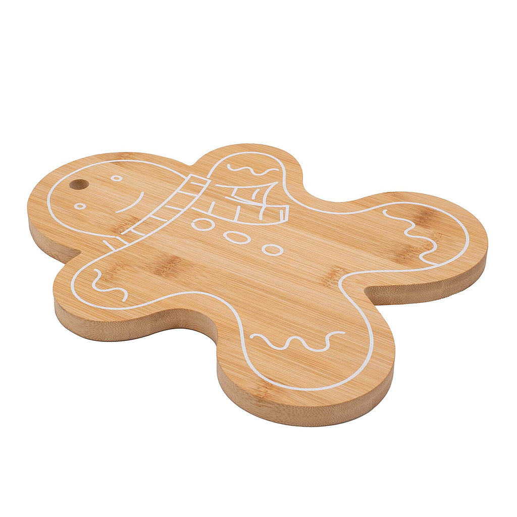 Gingerbread Bamboo Serving Board (Size 24x30 cm)