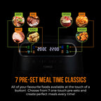 Tower- Vortx Vizion Air Fryer with Colour LCD Digital Display with 6 Litre Capacity - Black