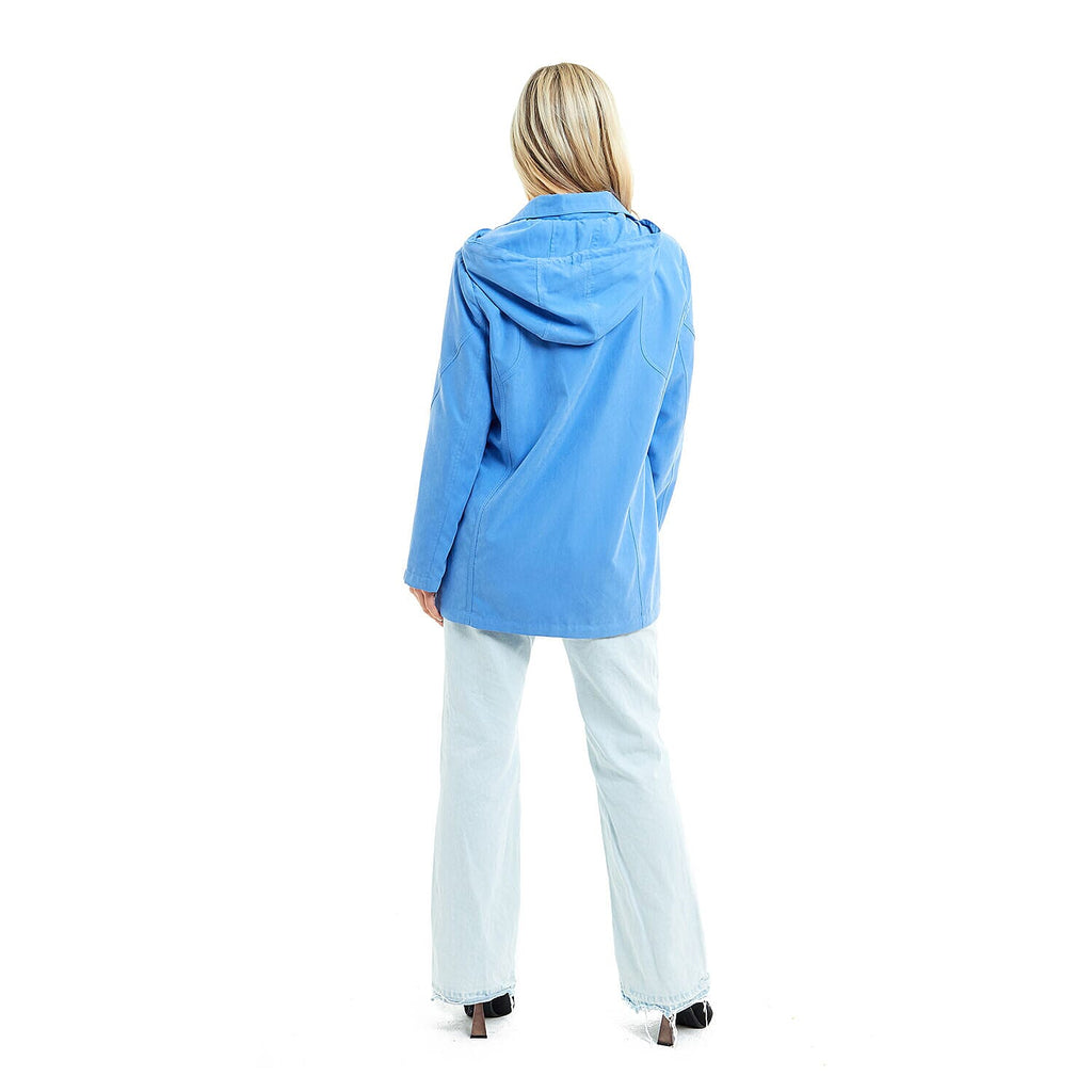 Klassik - Ladies Showerproof Woven Jacket (Size 14) - Ultra Marine