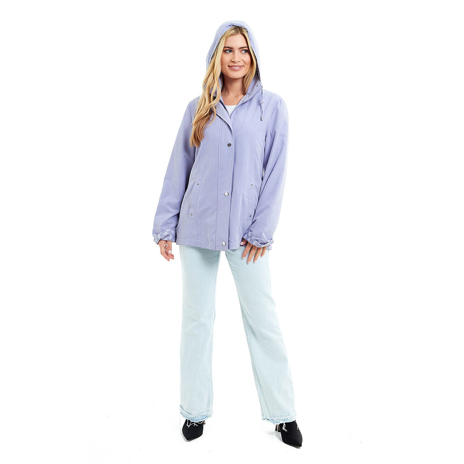 Klassik - Ladies Showerproof Woven Jacket (Size 14) - Lavender