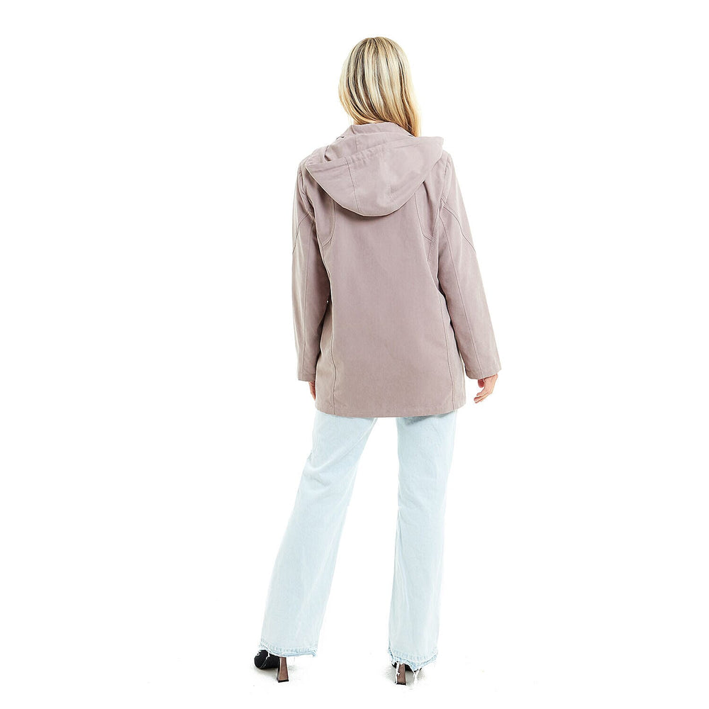 Klassik - Ladies Showerproof Woven Jacket (Size 14) - Stone