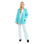 Klassik - Ladies Showerproof Woven Jacket (Size 16) - Pool Blue