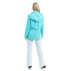 Klassik - Ladies Showerproof Woven Jacket (Size 16) - Pool Blue