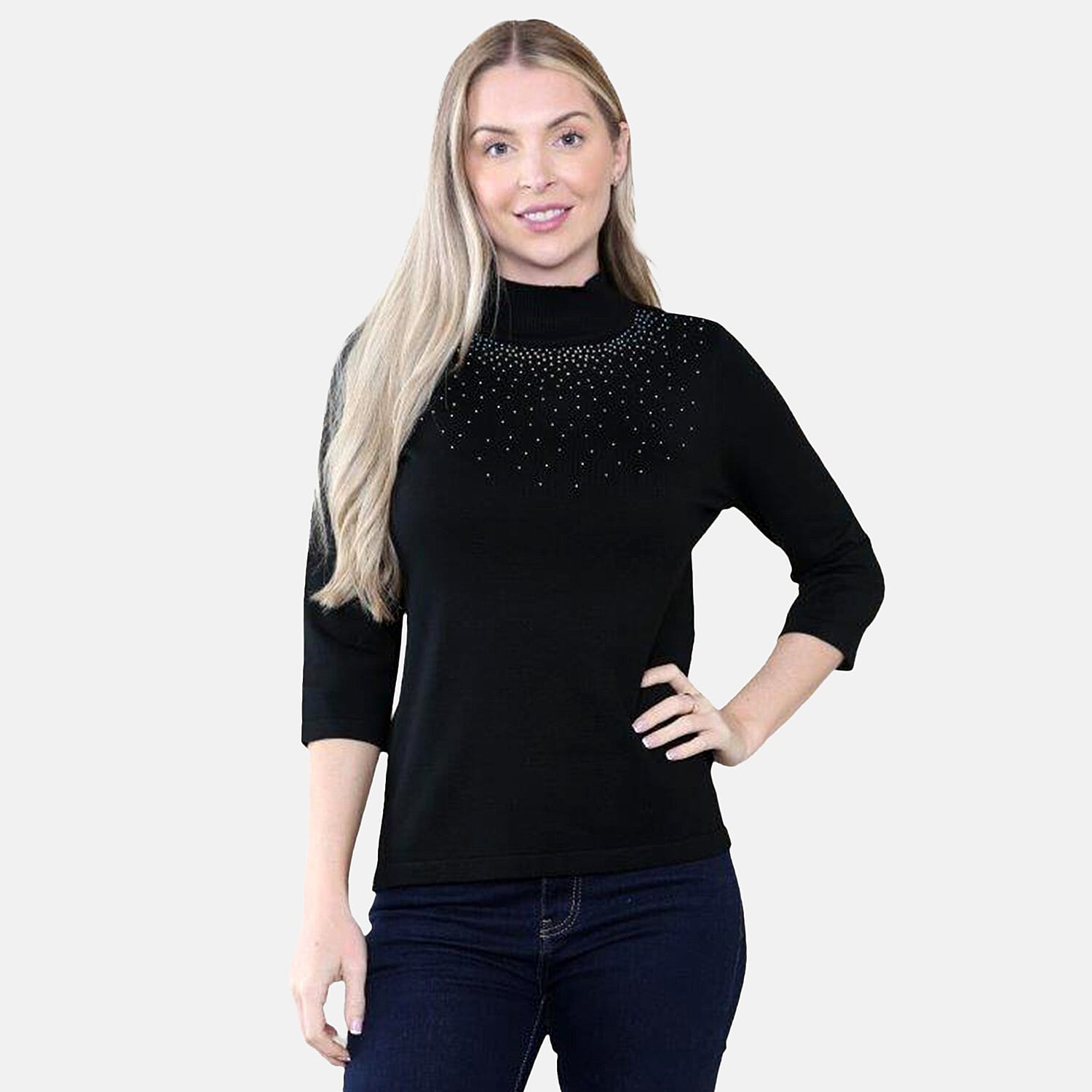Knitted Jumper - Black